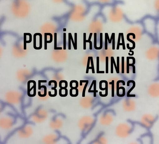 poplin kumaş alınır